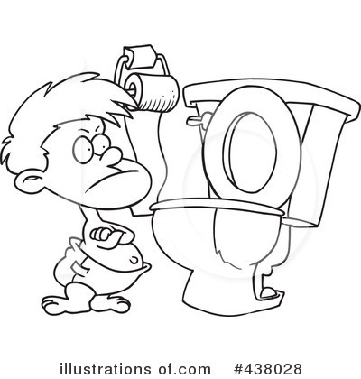 Royalty-Free (RF) Potty Training Clipart Illustration by toonaday - Stock Sample #438028