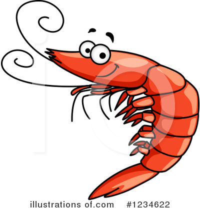 Shrimps Clipart #1234622 by Vector Tradition SM