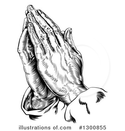 Royalty-Free (RF) Praying Clipart Illustration by AtStockIllustration - Stock Sample #1300855
