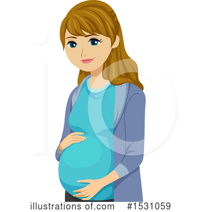 Royalty-Free (RF) Pregnant Clipart Illustration by BNP Design Studio - Stock Sample #1531059