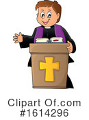 Priest Clipart #1614296 by visekart