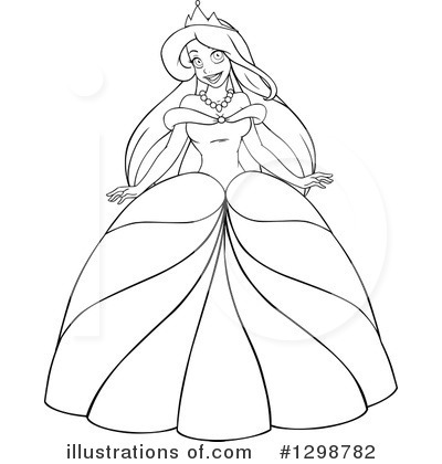 Royalty-Free (RF) Princess Clipart Illustration by Liron Peer - Stock Sample #1298782