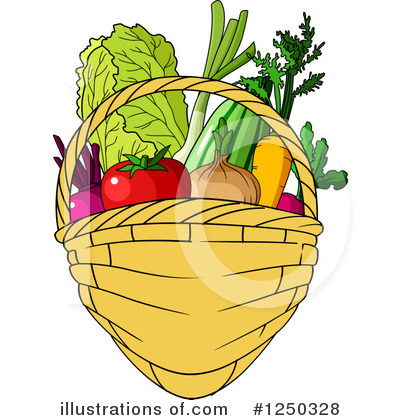 Royalty-Free (RF) Produce Clipart Illustration by Vector Tradition SM - Stock Sample #1250328