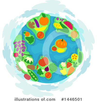 Lettuce Clipart #1446501 by BNP Design Studio