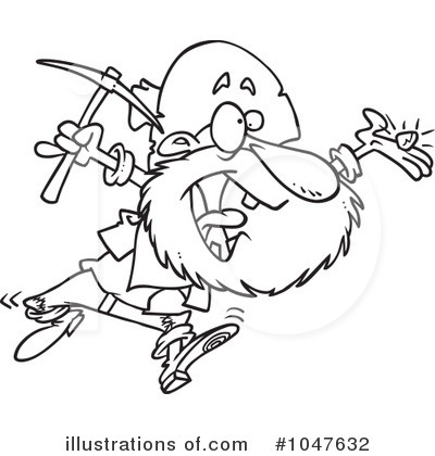 Royalty-Free (RF) Prospector Clipart Illustration by toonaday - Stock Sample #1047632