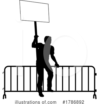 Royalty-Free (RF) Protest Clipart Illustration by AtStockIllustration - Stock Sample #1786892