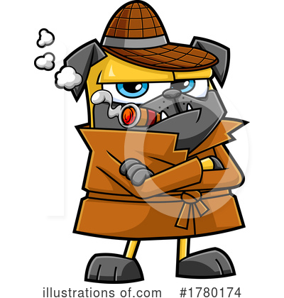 Detective Clipart #1780174 by Hit Toon