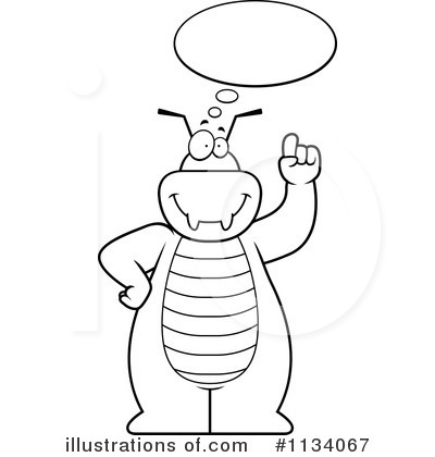 Royalty-Free (RF) Purple Bug Clipart Illustration by Cory Thoman - Stock Sample #1134067