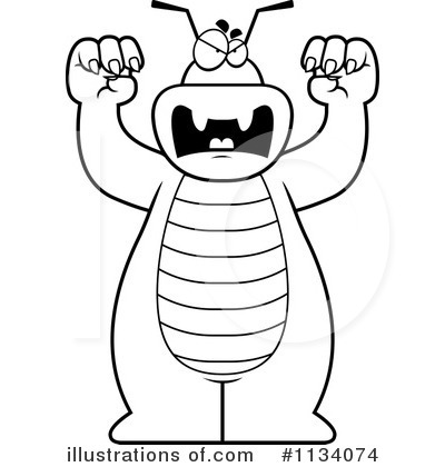 Royalty-Free (RF) Purple Bug Clipart Illustration by Cory Thoman - Stock Sample #1134074