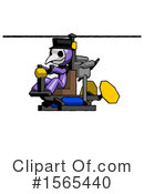 Purple Design Mascot Clipart #1565440 by Leo Blanchette