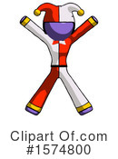 Purple Design Mascot Clipart #1574800 by Leo Blanchette