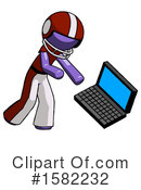Purple Design Mascot Clipart #1582232 by Leo Blanchette