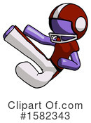 Purple Design Mascot Clipart #1582343 by Leo Blanchette