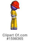 Purple Design Mascot Clipart #1598365 by Leo Blanchette