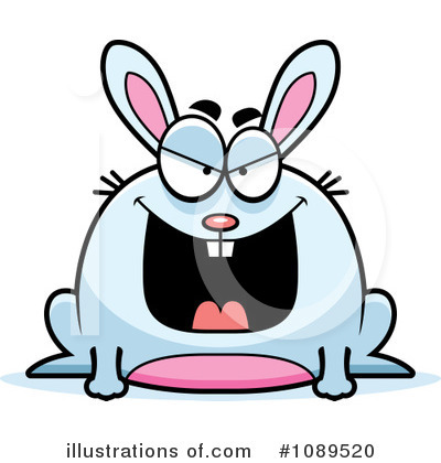 Evil Rabbit Clipart #1089520 by Cory Thoman