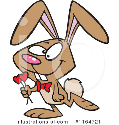 Royalty-Free (RF) Rabbit Clipart Illustration by toonaday - Stock Sample #1164721