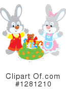 Rabbit Clipart #1281210 by Alex Bannykh