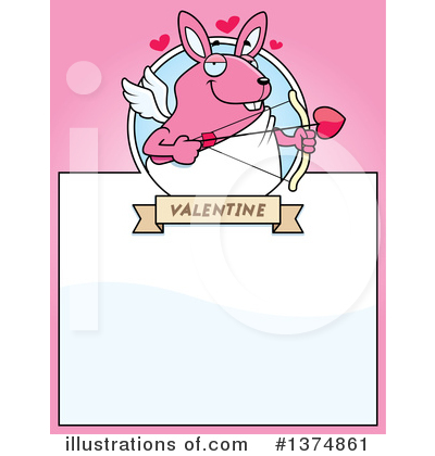 Royalty-Free (RF) Rabbit Cupid Clipart Illustration by Cory Thoman - Stock Sample #1374861