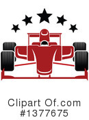 Race Car Clipart #1377675 by Vector Tradition SM