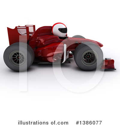 Race Car Clipart #1386077 by KJ Pargeter