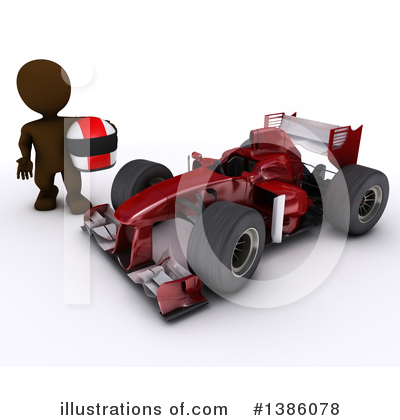 Race Car Clipart #1386078 by KJ Pargeter