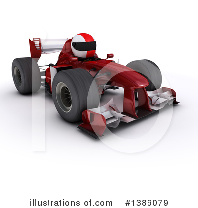 Royalty-Free (RF) Race Car Clipart Illustration by KJ Pargeter - Stock Sample #1386079