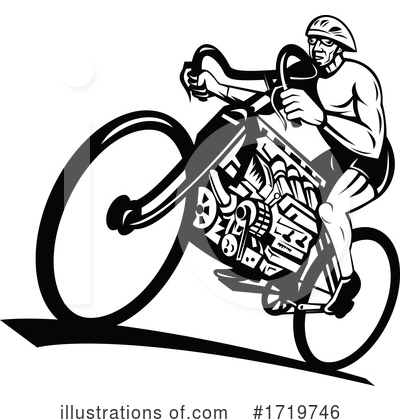 Royalty-Free (RF) Racing Clipart Illustration by patrimonio - Stock Sample #1719746