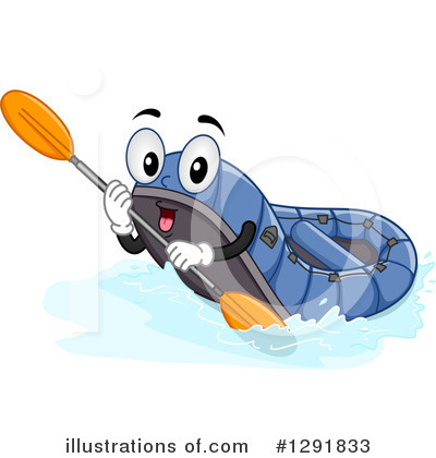Royalty-Free (RF) Rafting Clipart Illustration by BNP Design Studio - Stock Sample #1291833