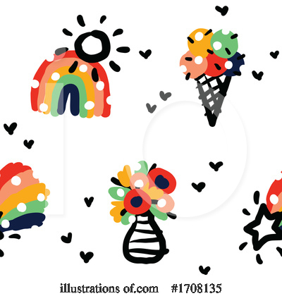 Rainbow Clipart #1708135 by elena