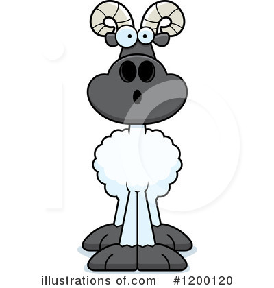 Royalty-Free (RF) Ram Clipart Illustration by Cory Thoman - Stock Sample #1200120