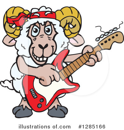 Royalty-Free (RF) Ram Clipart Illustration by Dennis Holmes Designs - Stock Sample #1285166