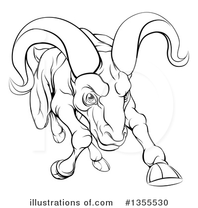 Goat Clipart #1355530 by AtStockIllustration