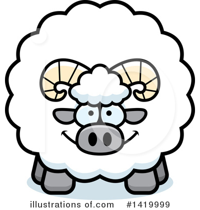 Rams Clipart #1419999 by Cory Thoman