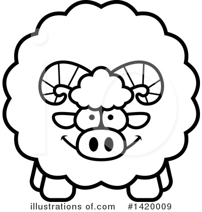 Royalty-Free (RF) Ram Clipart Illustration by Cory Thoman - Stock Sample #1420009