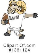 Ram School Mascot Clipart #1361124 by Mascot Junction