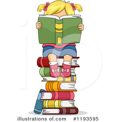 Bookworm Clipart #1193595 by BNP Design Studio