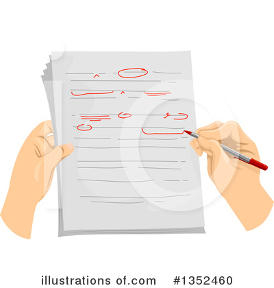 Writing Clipart #1352460 by BNP Design Studio