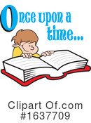 Reading Clipart #1637709 by Johnny Sajem