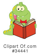 Reading Clipart #34441 by Hit Toon