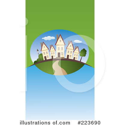Royalty-Free (RF) Real Estate Clipart Illustration by Eugene - Stock Sample #223690