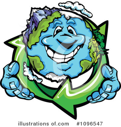 Royalty-Free (RF) Recycle Clipart Illustration by Chromaco - Stock Sample #1096547