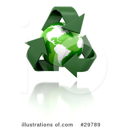 Royalty-Free (RF) Recycle Clipart Illustration by KJ Pargeter - Stock Sample #29789