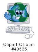 Recycle Mascot Clipart #49635 by Mascot Junction