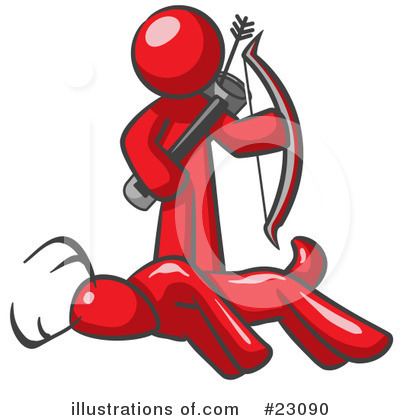 Royalty-Free (RF) Red Collection Clipart Illustration by Leo Blanchette - Stock Sample #23090