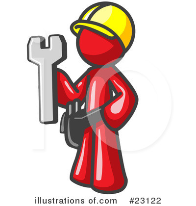 Handyman Clipart #11972 - Illustration by Leo Blanchette