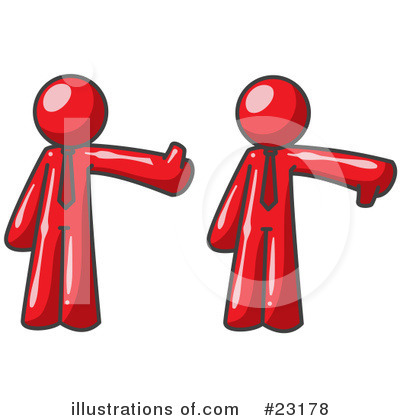 Royalty-Free (RF) Red Collection Clipart Illustration by Leo Blanchette - Stock Sample #23178