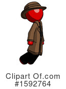 Red Design Mascot Clipart #1592764 by Leo Blanchette