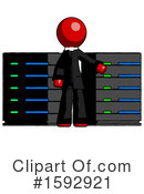 Red Design Mascot Clipart #1592921 by Leo Blanchette