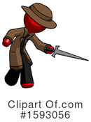 Red Design Mascot Clipart #1593056 by Leo Blanchette