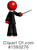 Red Design Mascot Clipart #1593276 by Leo Blanchette